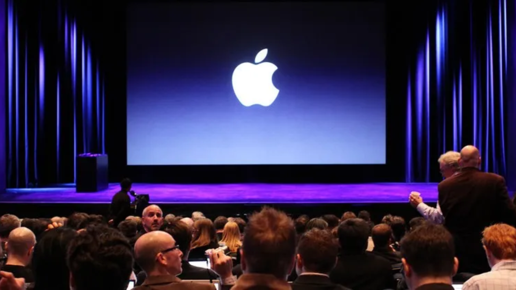 Image of Apple products and innovations showcased at WWDC 2024